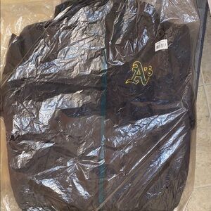 MLB Black and Green Bomber Jacket